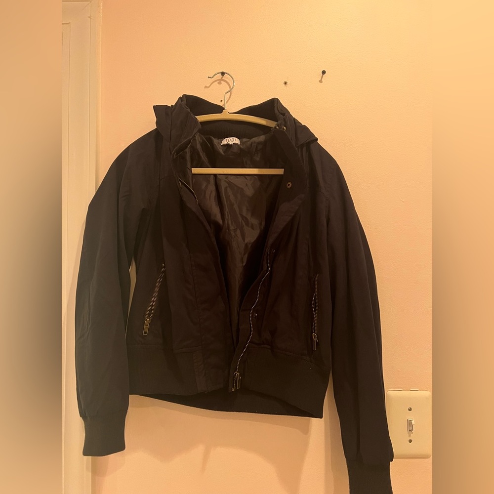 Black Bomber Jacket